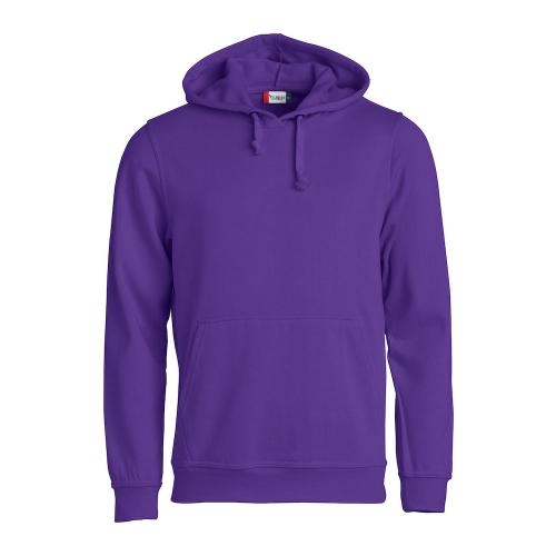 Basic Hoodie unisex helder lila,3xl