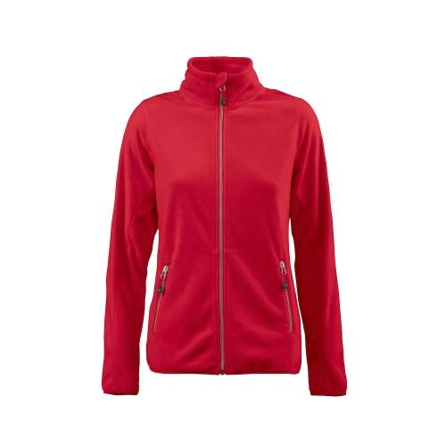 Printer Twohand Lady Fleece Jacket   rood,3xl