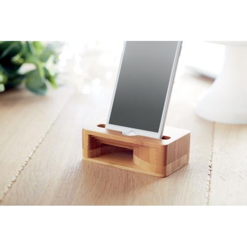 Telefoonstandaard versterker Caracol wood