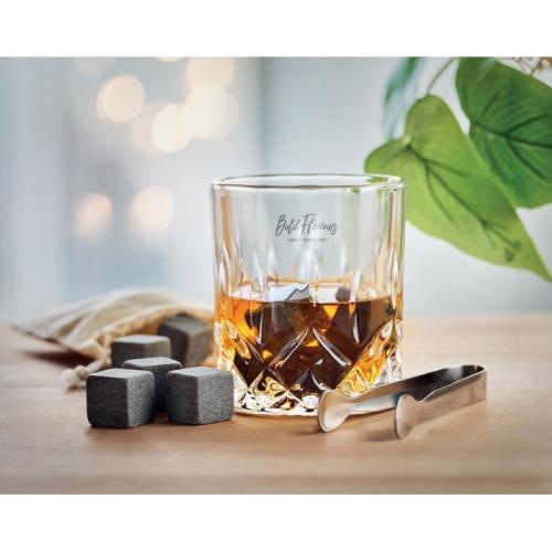 Luxe whiskey set in bamboe box hout