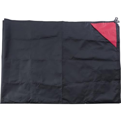 Polyester opvouwbare deken Amal rood