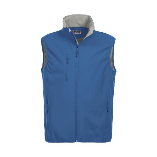 Basic Softshell bodywarmer heren kobalt,m