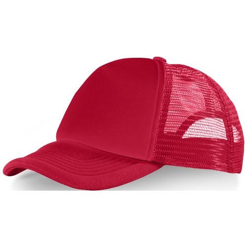 Trucker 5 panel cap rood