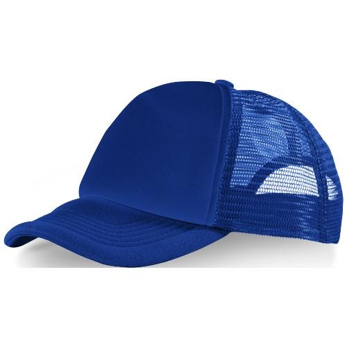 Trucker 5 panel cap koningsblauw