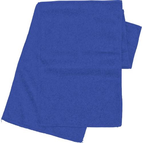 Polyester fleece sjaal kobaltblauw