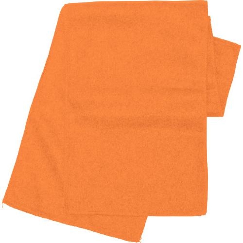 Polyester fleece sjaal oranje
