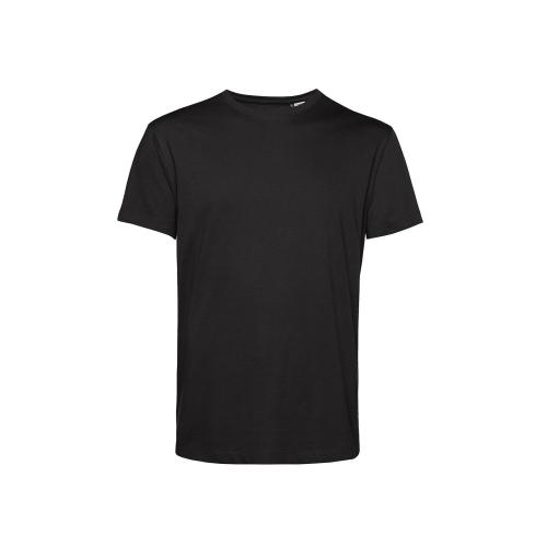 B&C T-shirt organic E150 zwart,l