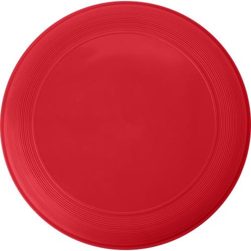 Frisbee met ringen stapelbaar rood