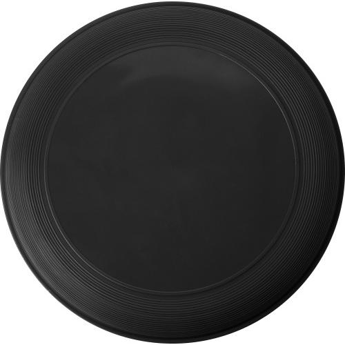 Frisbee met ringen stapelbaar zwart