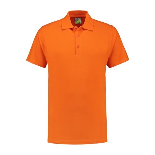 Lemon en Soda basic heren polo oranje,l