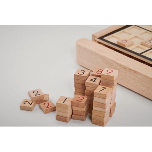 Houten sudoku bordspel wood