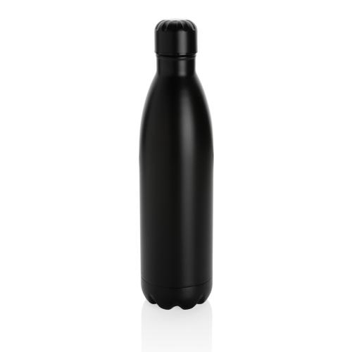 Uni vacuum rvs fles 750 ml zwart