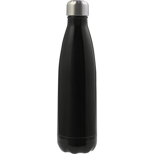 RVS fles, 650 ml zwart