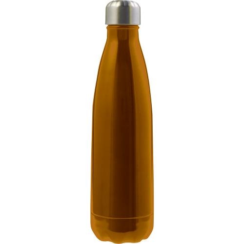 RVS fles, 650 ml oranje