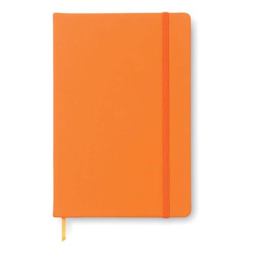 A5 notitieboekje PU cover oranje