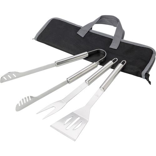 BBQ set, 3-delig zilver