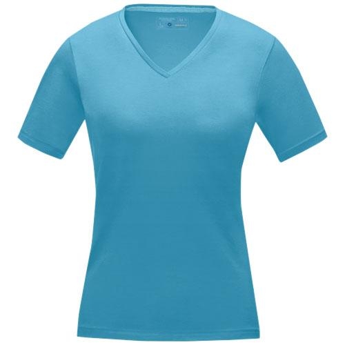 Biologisch dames T-shirt Kawartha grijs gemeleerd,2xl