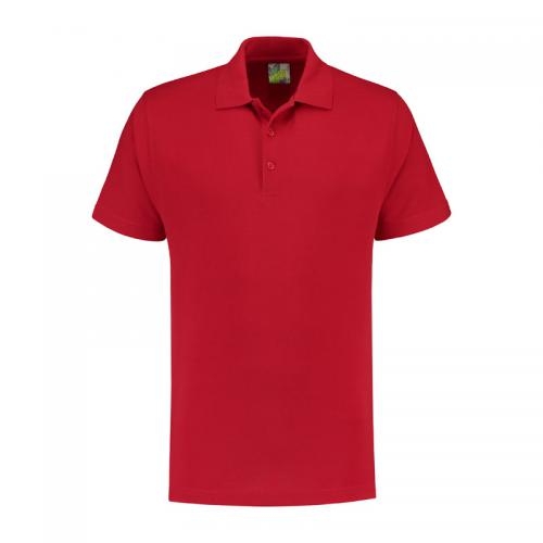 Basic Mix Polo heren rood,l