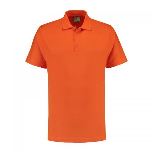 Basic Mix Polo heren oranje,l