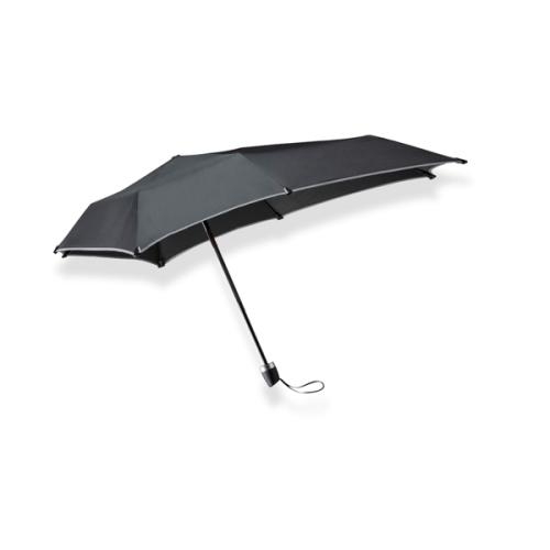Senz mini paraplu pure black reflective
