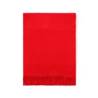 Warme polar sjaal rood