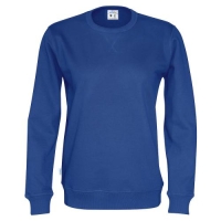 Cottover crew neck unisex blauw,3xl