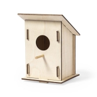 Houten vogelhuisje Pecker