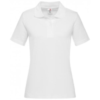 Stedman dames polo wit,l