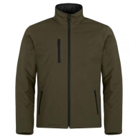 Gewatteerde softshell jas mistgroen,2xl