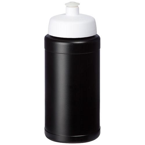 Baseline Plus drinkfles met sportdeksel 500 ml zwart/wit