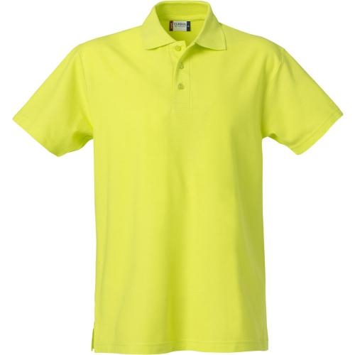 Basic heren polo signaalgroen,3xl