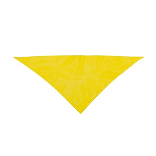 Polyester bandana geel