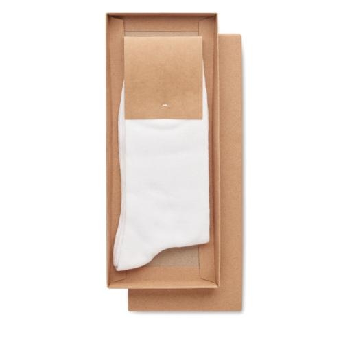 Sokken in geschenkverpakking L Tada wit