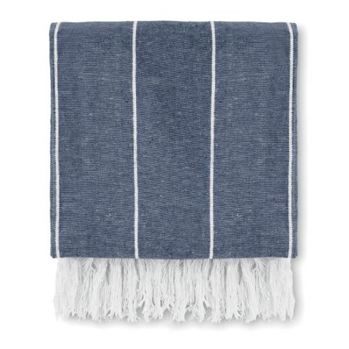 Katoenen hamamdoek blauw