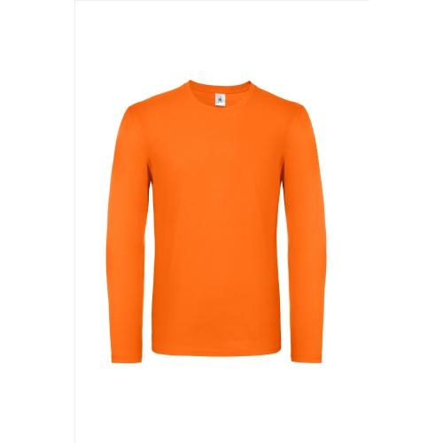 Shirt met lange mouwen oranje,l