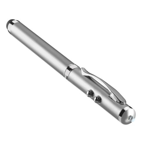 Laserpointer touch pen Triolux mat zilver