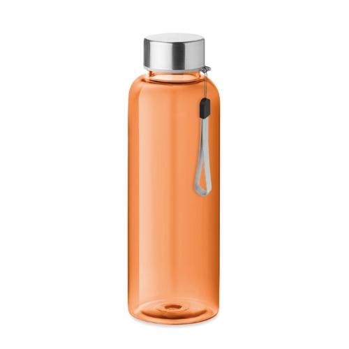 RPET bottle 500ml Utah rpet transparant oranje