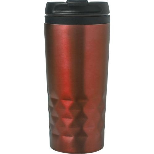 Roestvrijstalen reis mok 300 ml Tendo rood