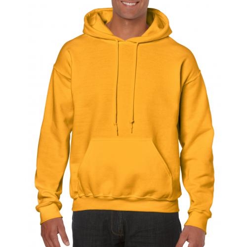 Gildan hooded sweater unisex goud,l
