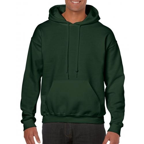 Gildan hooded sweater unisex forest green,l