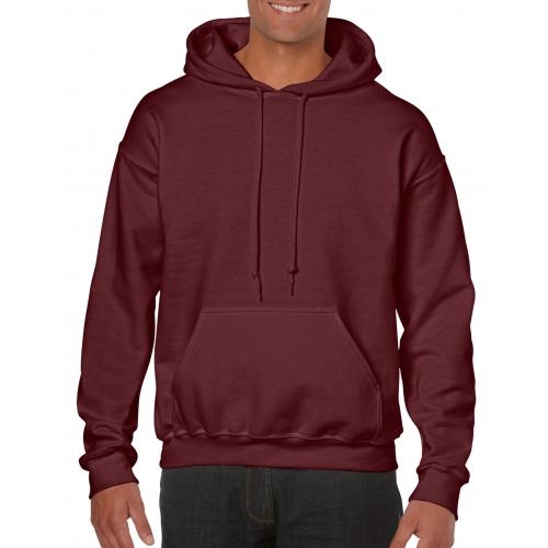 Gildan hooded sweater unisex maroon,l