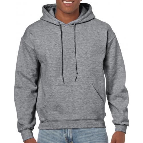Gildan hooded sweater unisex graphite heather,l