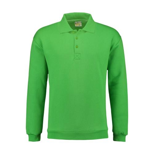 Lemon & Soda polo sweater lime,l