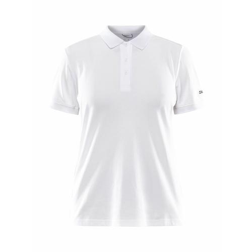 Core Blend polo dames wit,l