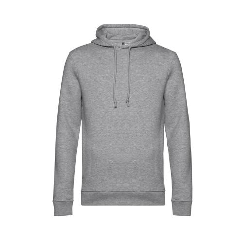 B&C Organic Hooded heather grey,3xl