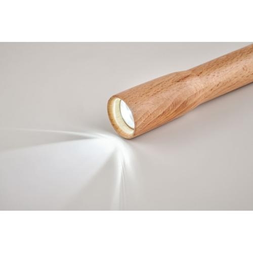 Houten zaklamp COB-licht Teles wood