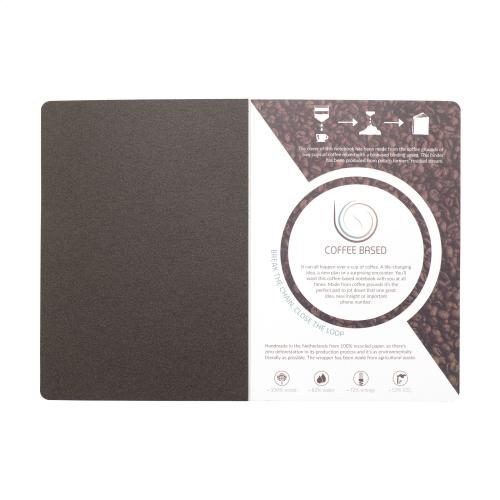 Coffee Notebook A5-notitieboek van koffiedik bruin