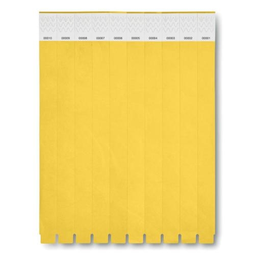 Event armbandjes (per 10 stuks) geel