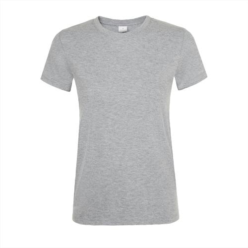 Regent T-shirt dames grey melange,2xl