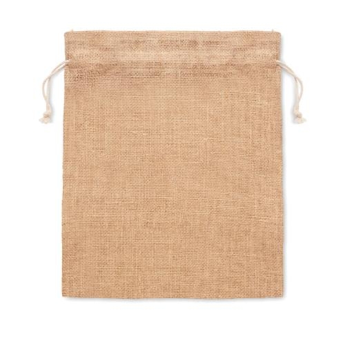 Jute geschenkzak small Jute beige